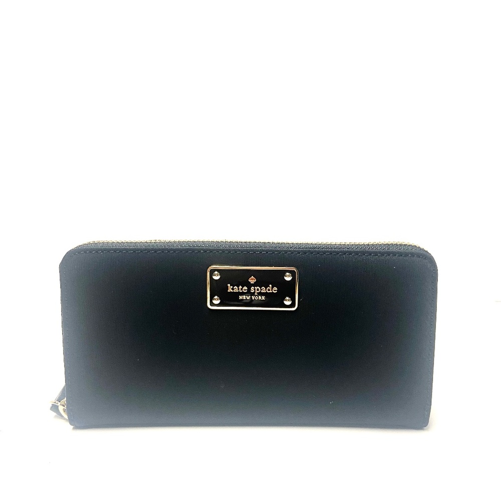 Kate Spade Neda Blake Avenue Zip Around Wallet- Black